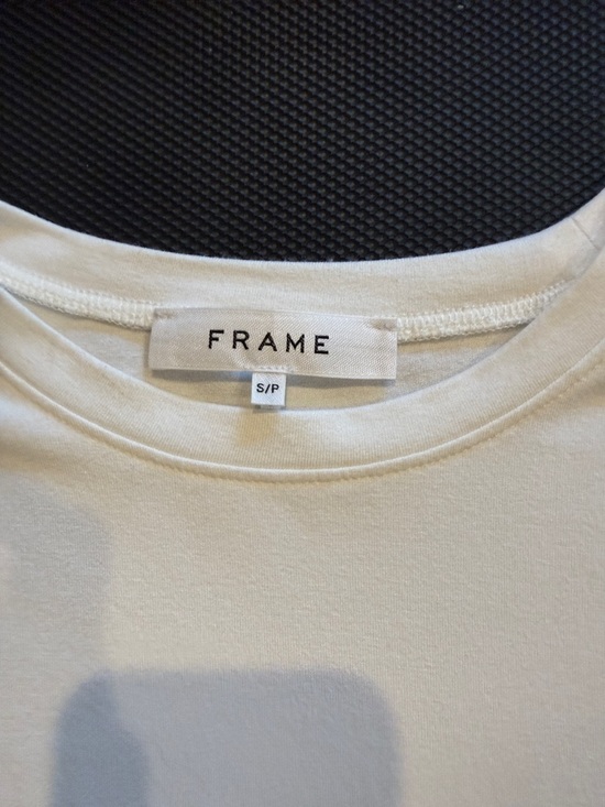 Frame Denim Kids White Puff-Sleeve Tee - Picture 2 of 3